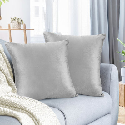 Housse de coussin décoratif en velours 