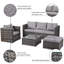 Ufomba 5 Seater Rattan Sofa Set