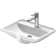 Starck 3 White Ceramic Rectangular Undermount Bathroom Sink with Overflow