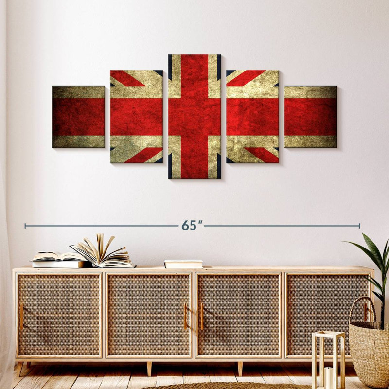 Drapeau du Royaume-Uni, H 24 po x l 55 po