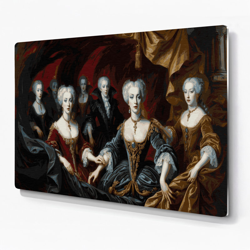 Vampires et crocs d'Halloween, art mural en métal noir, H 20 po x l 24 po