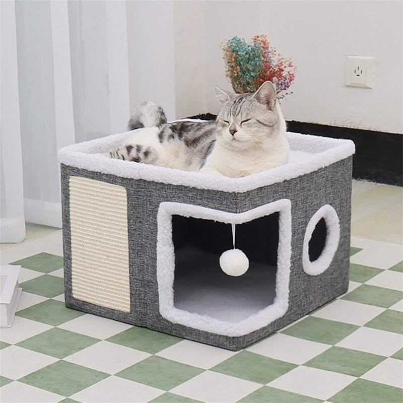 Linen And Wool Nest Pet Bed
