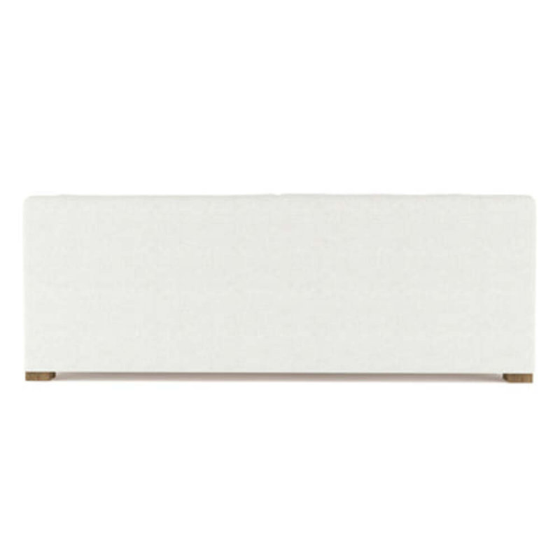 Crosby Slope Arm Sofa, Box Weave Linen Oyster, 32.5" H x 96" W x 43" D, Weathered