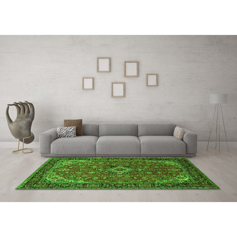 Amandalee Performance Oriental Indoor Rug, Square 4'