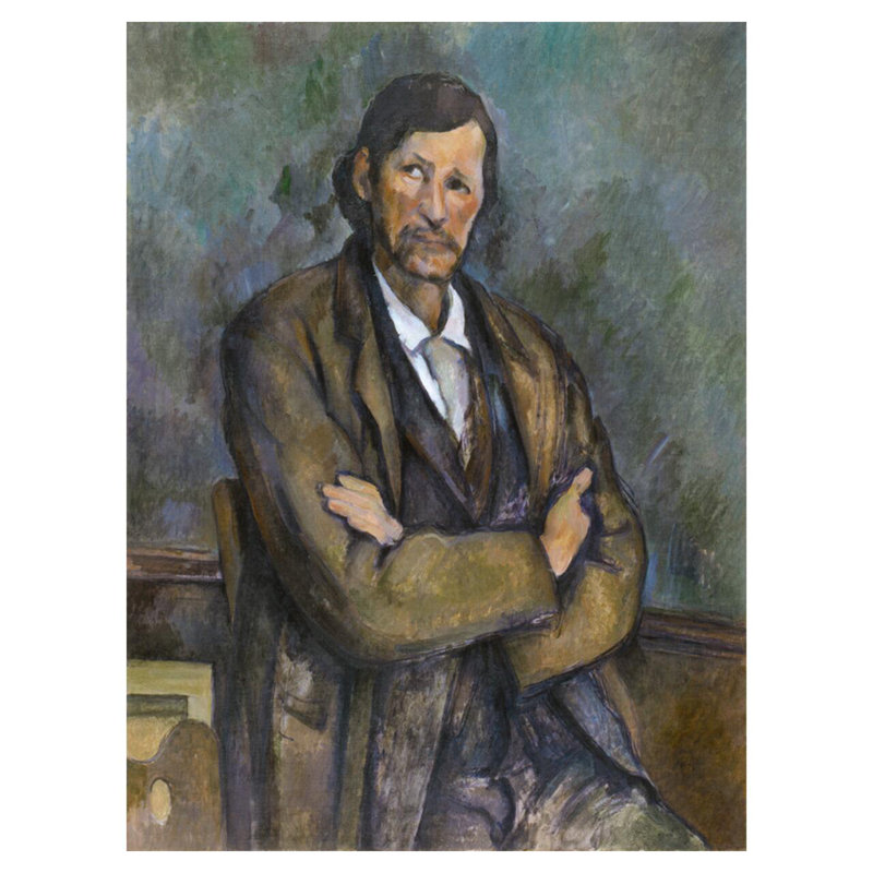 «Homme aux bras croisés» par Paul Cézanne, H 40 po x l 32 po