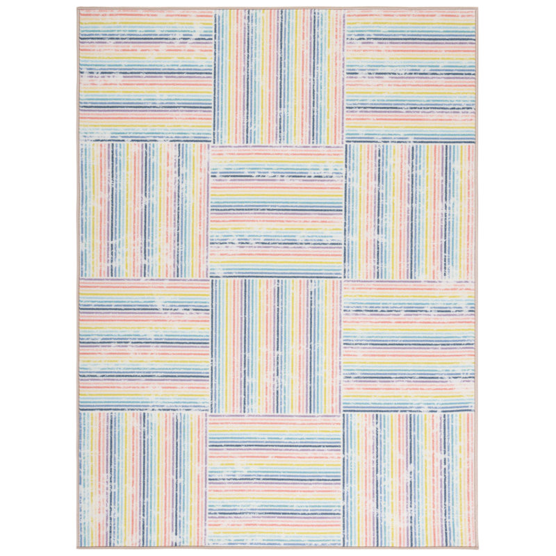 Kids Playhouse 200 Performance Machine Washable Rug, Rectangle 3'3" x 5'3"