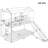 Twin Over Twin Metal House Bunk Bed With Slide-652271042