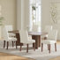 Oakridge Fabric Upholstered Parsons Side Dining Chair with Solid Rubberwood Legs, High-Density Foam Cushion