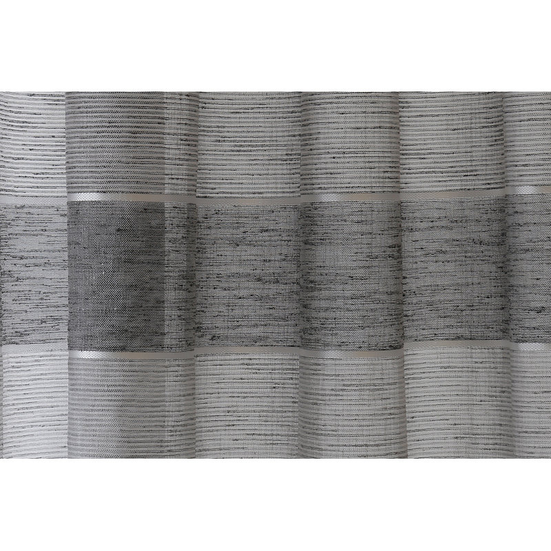 Dickman Semi Sheer Curtain, Grey