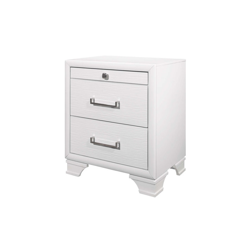 Table de chevet civique, Blanc