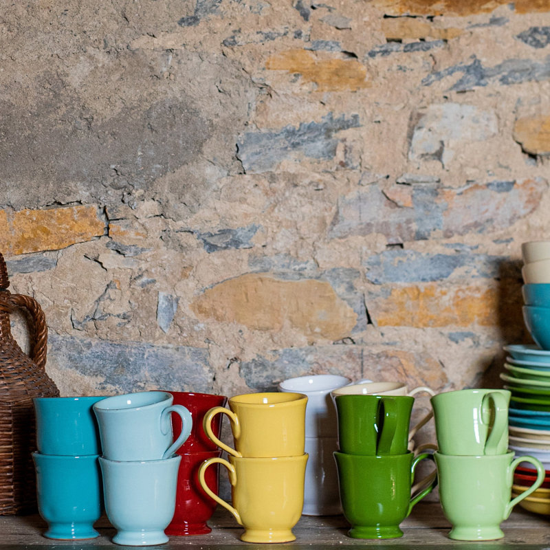 Grande tasse en terre cuite Cucina Fresca, Sauge