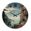 Horloge murale en bois massif Spahn-80869498