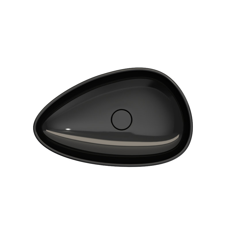 Etna 22.8'' L Bathroom Sink, Black