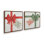 Cozy Holiday Gift, ensemble de 2 impressions sur toile