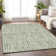 Premium Machine Washable Prisco Green Rug