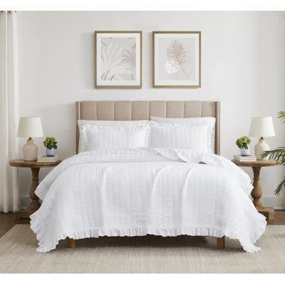Ensemble de courtepointe en microfibre Belina
