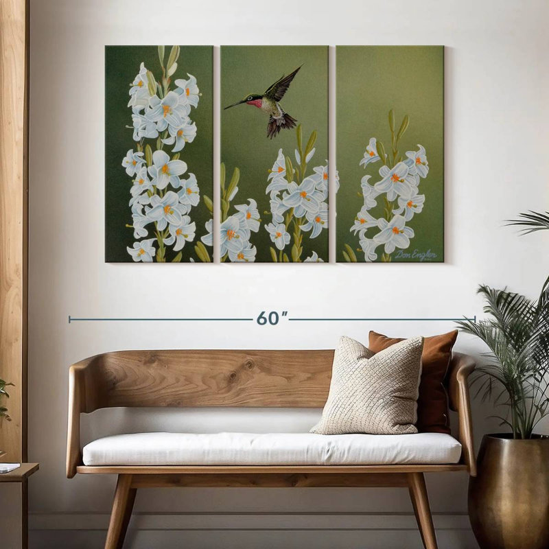 Brampt In the Garden, 32" H x 50" W