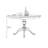 Black Round Solid Wood Dining Table-186940468