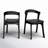Carper 18.5'' H Leather Upholstered Oak Armchair-70605908