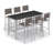 Travira Powder Coated Aluminum Outdoor 32'' Bar Stool-1613001304