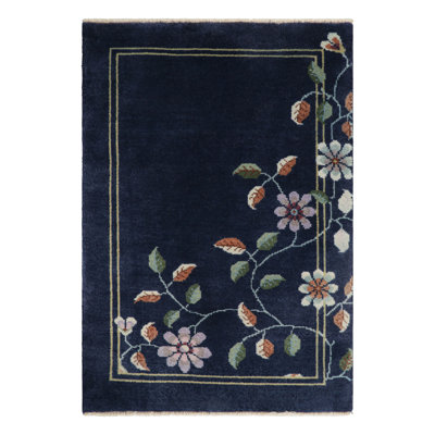 One-of-a-Kind 2'x3' 2010s Wool Area Rug