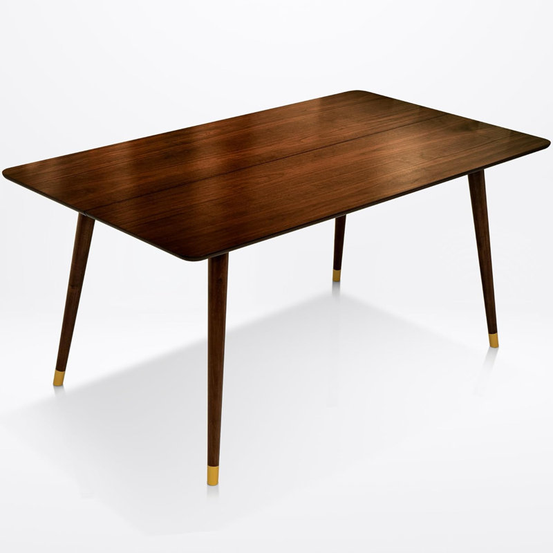 Table de salle à manger Joene, Noyer, L 35,98 po x L 64,02 po