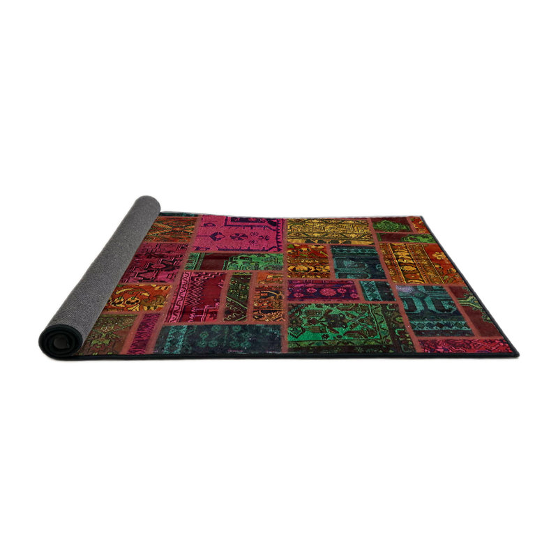 Abstract Indoor Rug, Round 6'