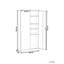 2 -Door 4 -Shelf Storage Cabinet