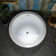 41'' x 41'' Freestanding Acrylic Round White Bathtub with Integrated Seat, Non-Slip Design