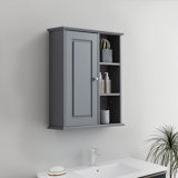  24 in. W x 7 in. D x 28 in. H Bathroom Storage Wall Cabinet Ready to Assemble
