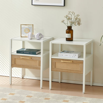 Amandi End Table Set with Storage