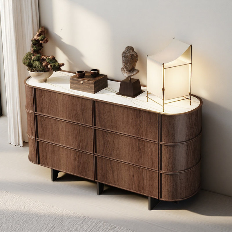 Armoire de rangement luxueuse de style français
