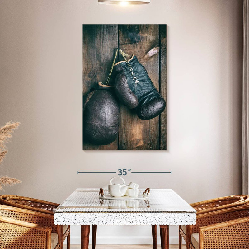 Sireci Old Boxing Gloves, 48" H x 32" W