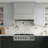 Streamline 34 In. T-11611-1-CL Genoa Convertible 350 CFM Range Hood In Brushed Stainless Steel With Baffle Filters, Electronic Button Control, LED Light