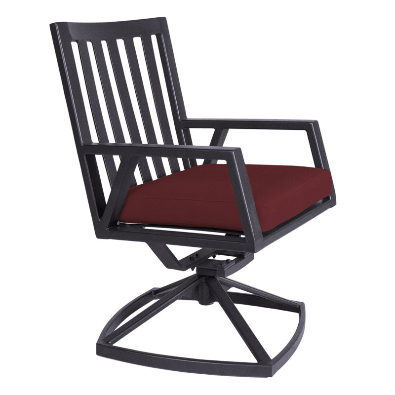 Aris Outdoor Rocker Chair, Graphite, Harris Stone