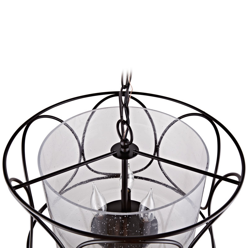 Congdon 3 - Light Bronze Drum Pendant