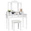Ensemble de coiffeuse avec tabouret et miroir-677264409