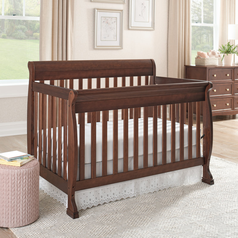 Lit de bébé convertible 4-en-1 Kalani, Cerisier