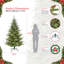 7.5' Lighted Artificial Spruce Christmas Tree