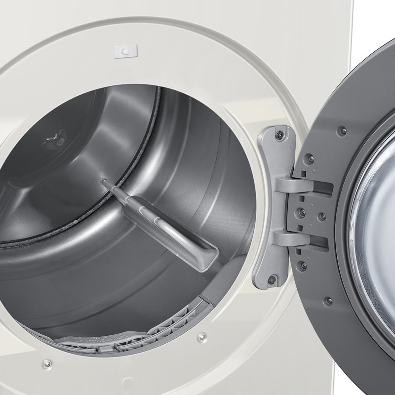 Samsung 7.6 cu. ft. Bespoke AI Ultra Capacity Front Load Electric Dryer with AI Home and AI OptiDry+ in Ivory, Ivory