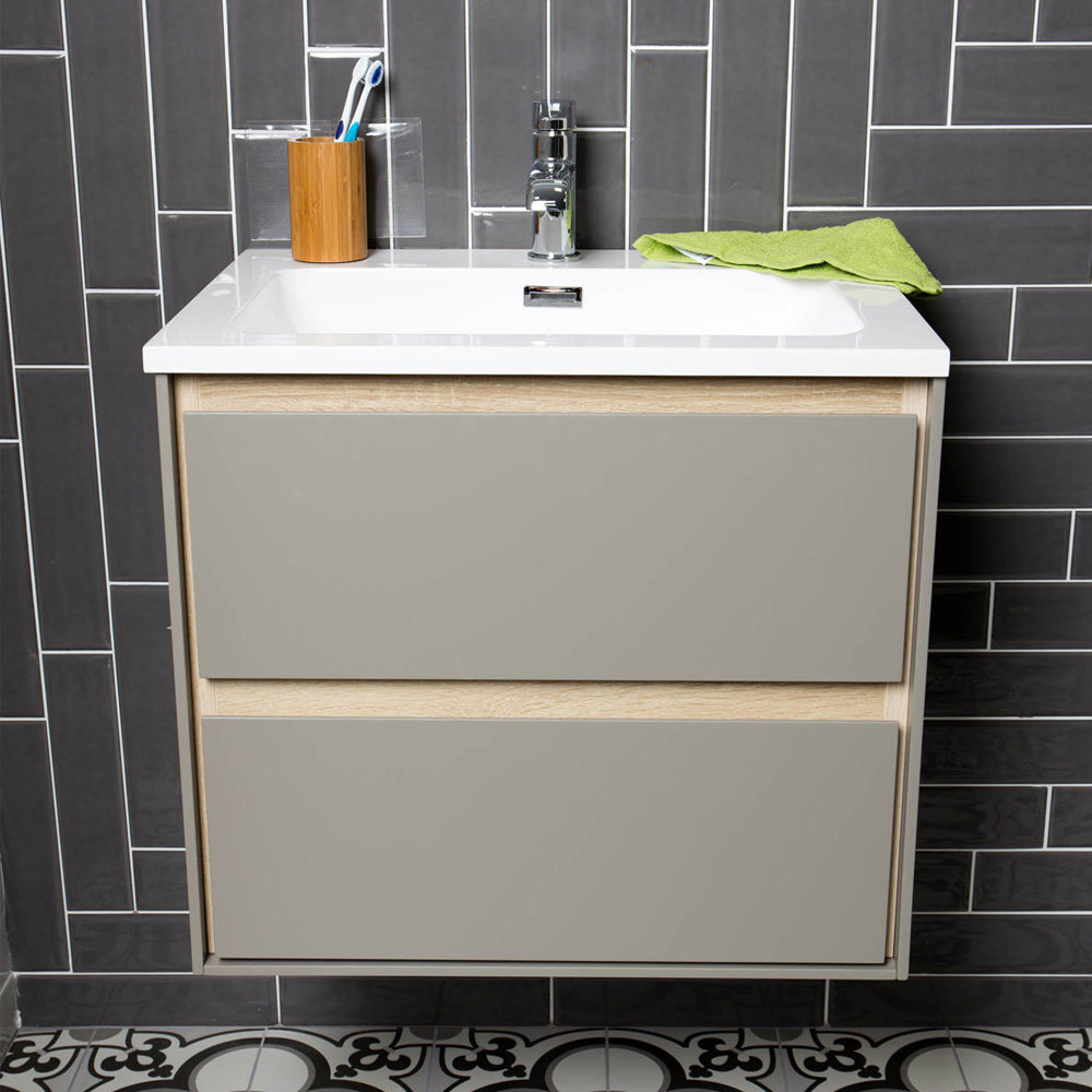 Wicker 590mm Wall Mount Vanity Unit