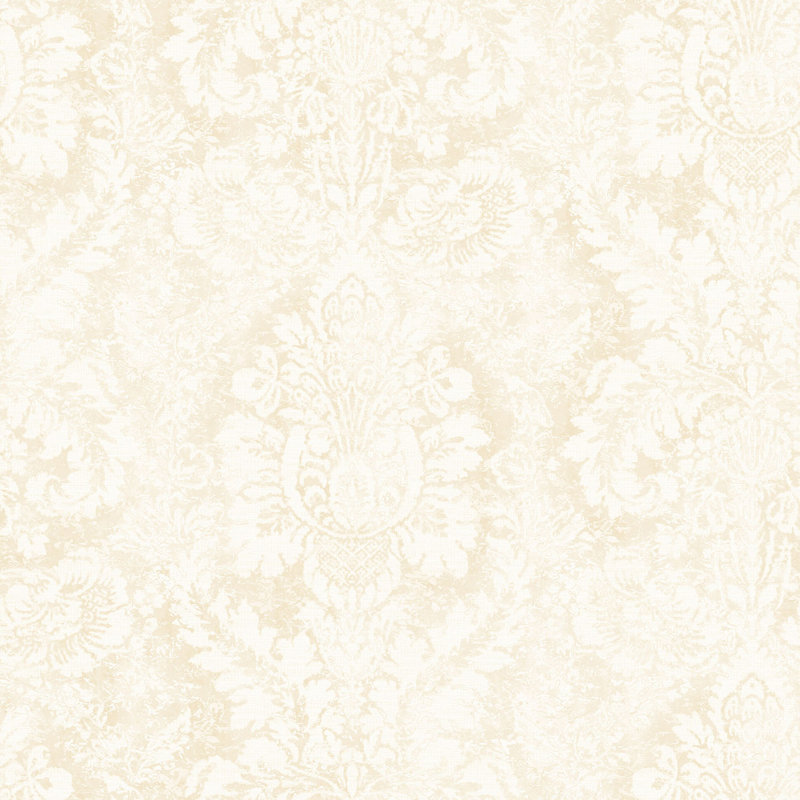 Garretson 10m x 52.8cm Satin Wallpaper Roll, Yellow