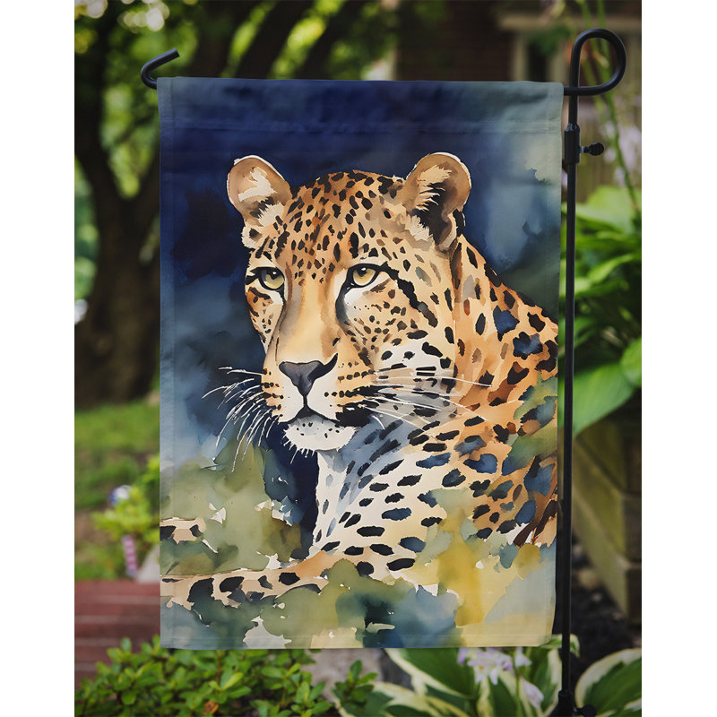 Leopard Garden Flag