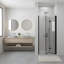 Foldable Frameless Glass Shower Door