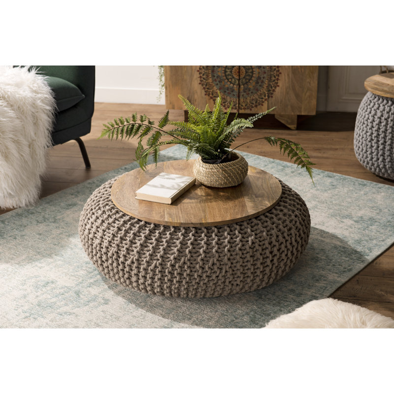 Ilfracombe Solid Wood Block Coffee Table