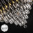 Luxury Gold And Black Crystal Light Fixture-417408