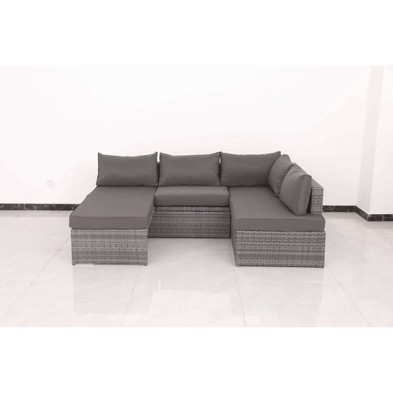 Patio Sofa With Cushions