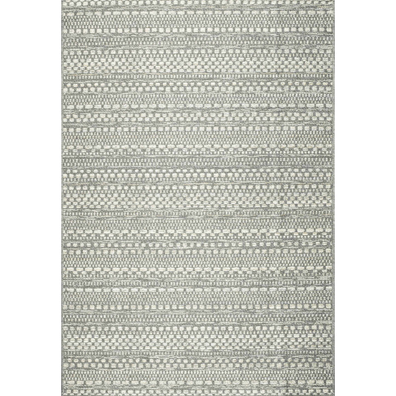 Jamel Striped Indoor / Outdoor Area Rug, Rectangle 80 x 150cm
