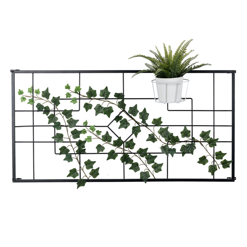 119.9Cm H x 59.9Cm W Metal Lattice Panel Trellis