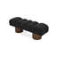Banc rembourré en bois noir Sollid-516601894